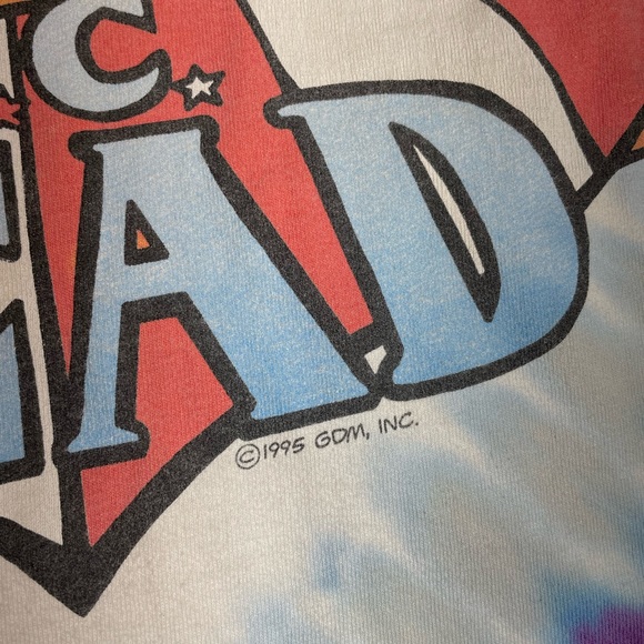 Rare Vintage 1995 Grateful Dead High Steppin Into Town Tie Dye Band Tee - Picture 6 of 6